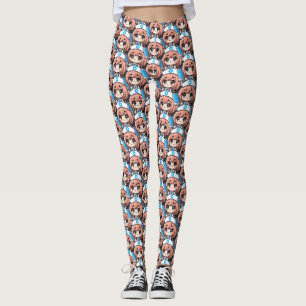 Cute Chibi Nurse - healthcare, anime, medical Leggings