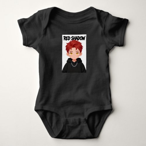 Cute Chibi Red Hair Boy Streetwear Anime Graphic S Baby Bodysuit
