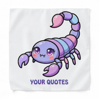 Cute Chibi Scorpio Zodiac Bandana