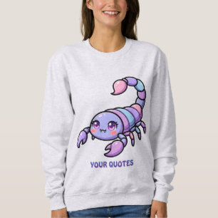 Cute Chibi Scorpio Zodiac Sweatshirt