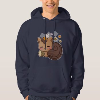 Cute Chibi Squirrel With Kawaii Chestnut Hoodie by Chibibunny at Zazzle