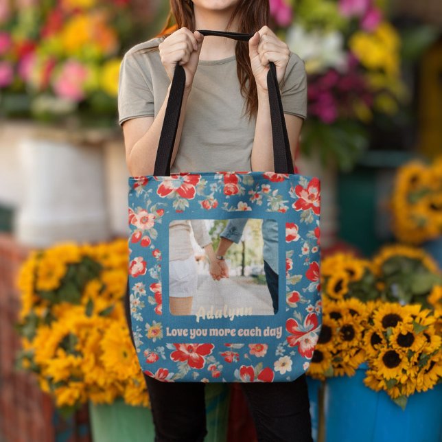 Cute Chic 1 Year Anniversary Gifts for Girlfriend Tote Bag (Cute Chic 1 Year Anniversary Gifts for Girlfriend)