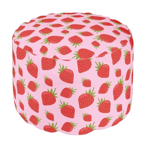 Rosie Berry (Strawberry) Pouf main image 0