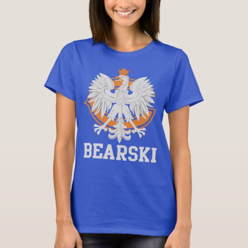 Cute Chicago Polish Bearski Heritage T_Shirt