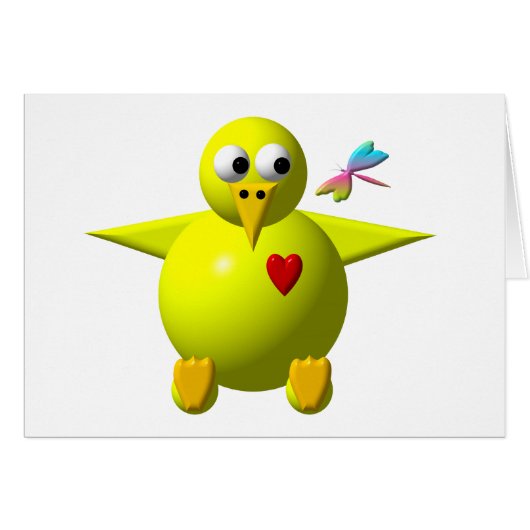 Cute chick cards (Front Horizontal)
