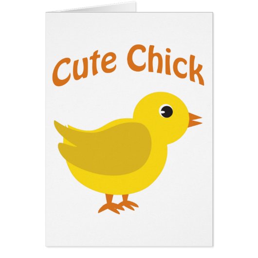 Cute Chick Cards (Front)