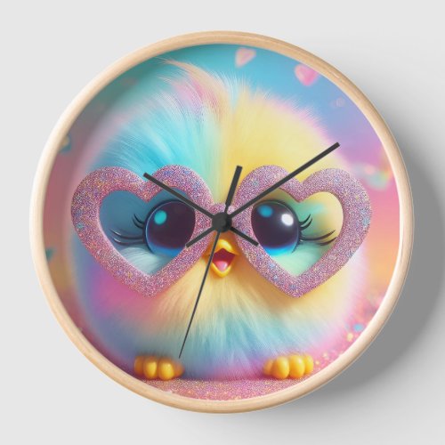 Cute Chick  Clock