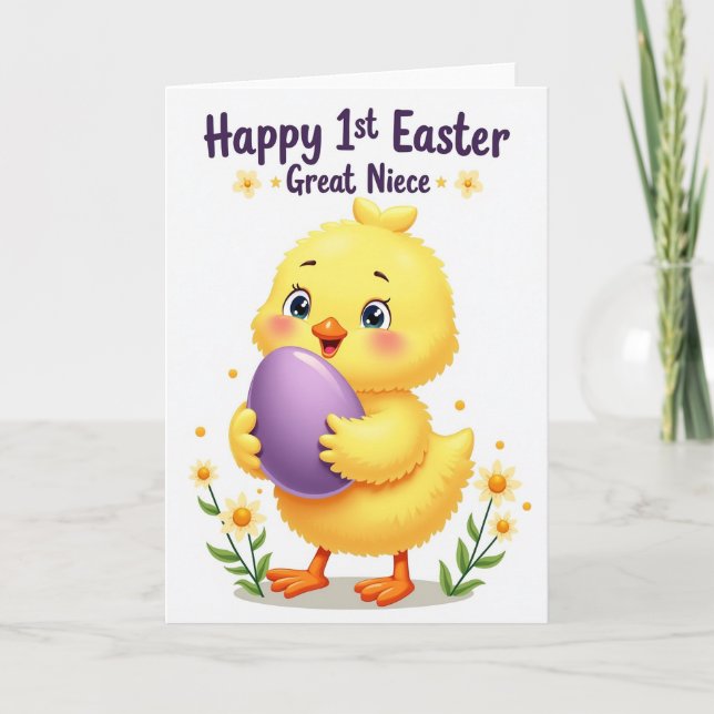 Cute Chick Congrats Card (Front)