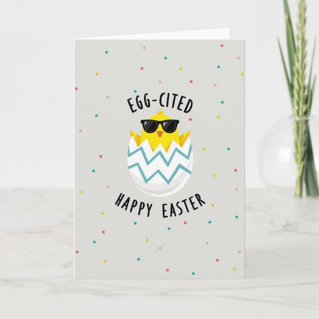 Cute Chick Easter Card (Front)