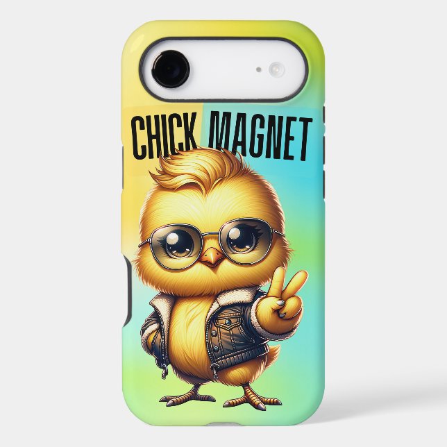 Cute Chick Magnet Funny Easter-54546 iPhone Case (Back)