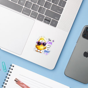Cute Chick Sticker – Too Cool to Be Just a Bird