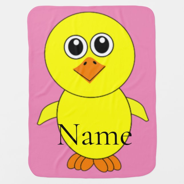 Cute Chick Thunder_Cove Baby Blanket (Front)