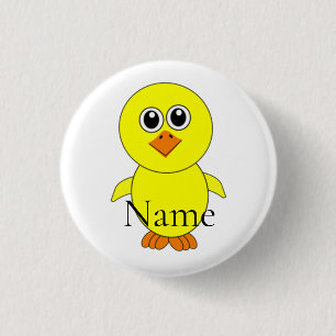 Cute Chick Thunder_Cove Button