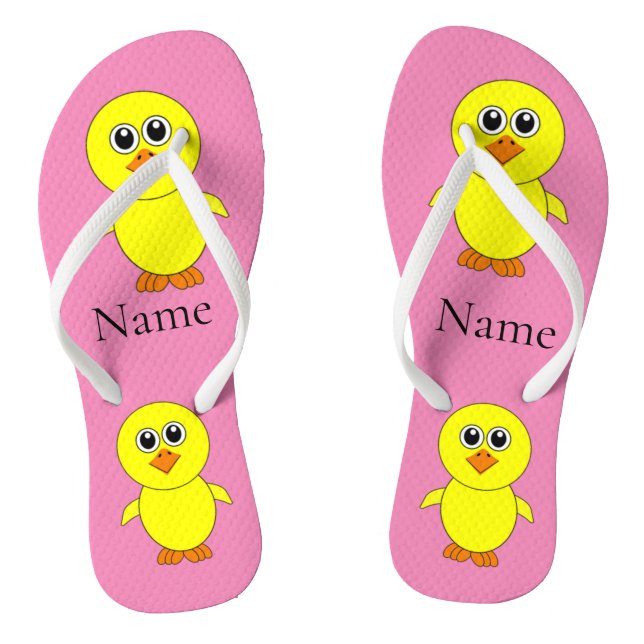 Cute Chick Thunder_Cove Flip Flops (Footbed)