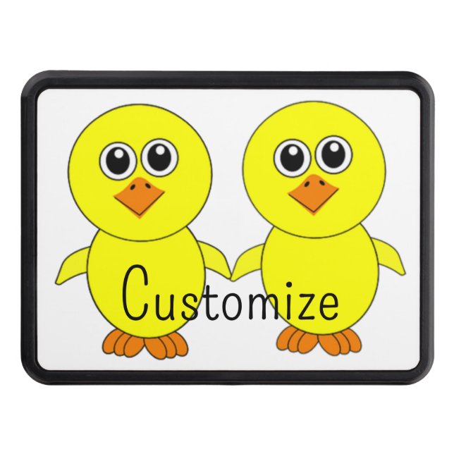 Cute Chick Thunder_Cove  Hitch Cover (Front)