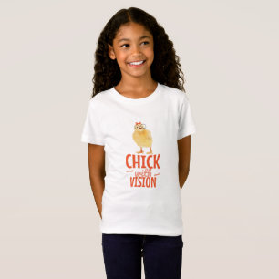 Cute Chick With Glasses - Chick With Vision T-Shirt