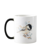 Cute Chickadee Watercolor