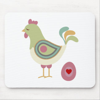 Cute Chicken And The Egg  Mouse Pad