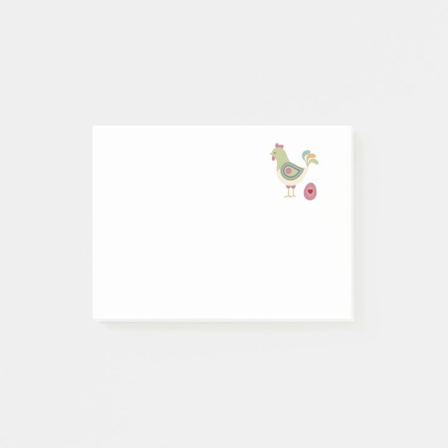 Cute Chicken And The Egg Post-it Notes (Front)