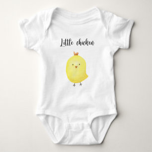 Cute Chicken Baby Shower Bodysuit