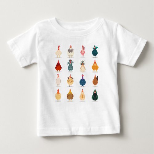 Cute Chicken Baby T_Shirt