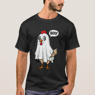 Cute Chicken Boo Funny Halloween Costume Men Women T-Shirt