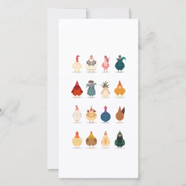 Cute Chicken Card (Front)