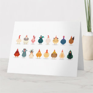Cute Chicken Card