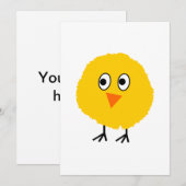 Cute chicken cartoon (Front/Back)