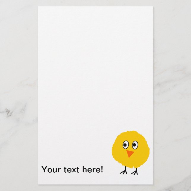 Cute chicken cartoon stationery (Front)