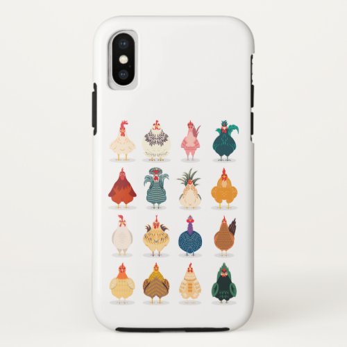 Cute Chicken iPhone X Case