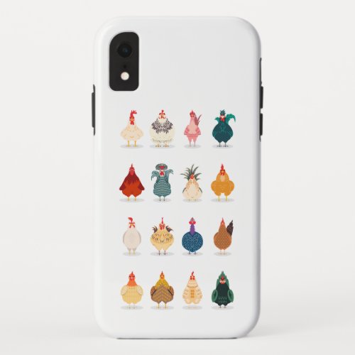 Cute Chicken iPhone XR Case