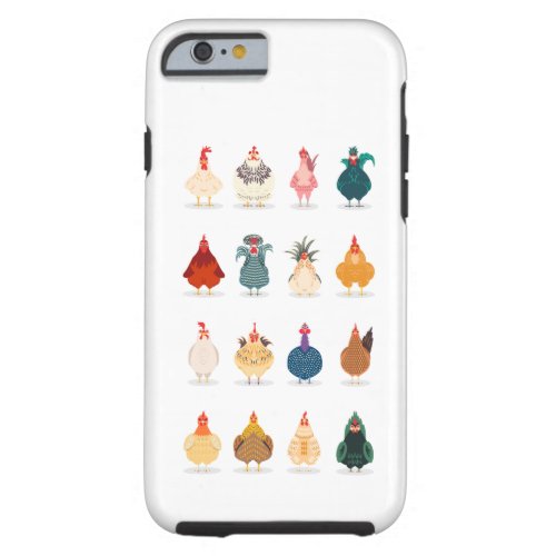 Cute Chicken Tough iPhone 6 Case