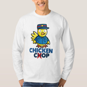 Cute Chicken Cop Design Men's T-Shirt
