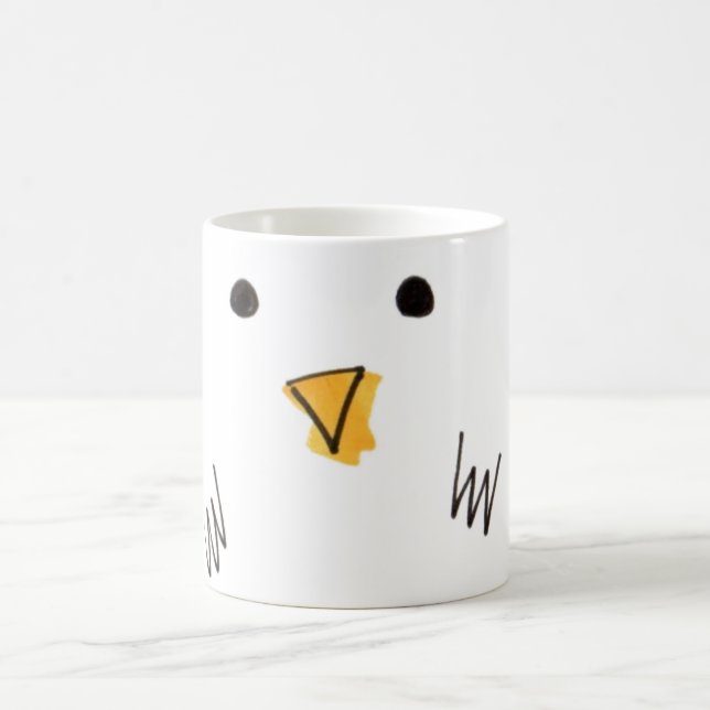 Cute Chicken Dolby Doodle Coffee Mug (Center)