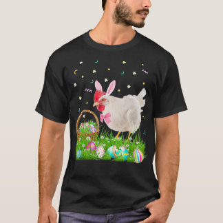 Cute Chicken Easter Day Bunny Eggs Easter Costume T-Shirt
