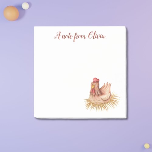 Cute Chicken Farm Post_it Notes