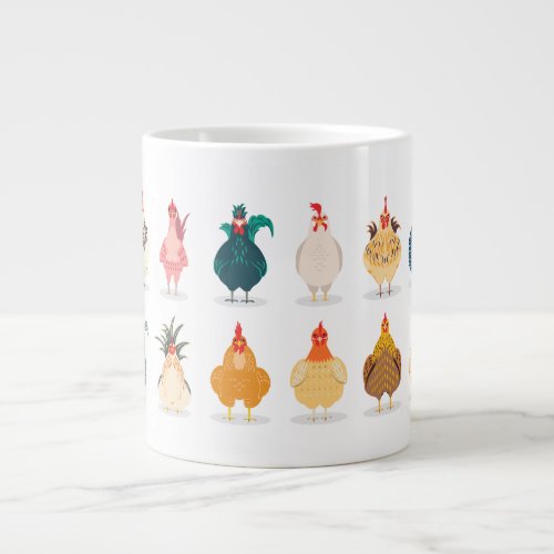 Cute Chicken Giant Coffee Mug