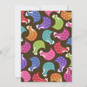 Cute Chicken Hens Night Bachelorette Party Invite