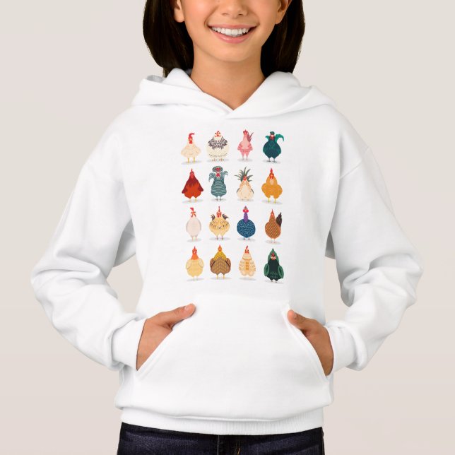 Cute Chicken Hoodie (Front)