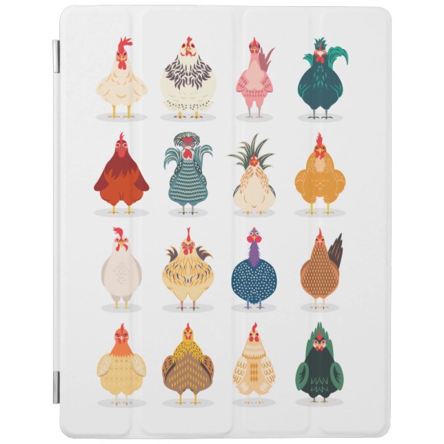 Cute Chicken iPad Air Cover (Front)