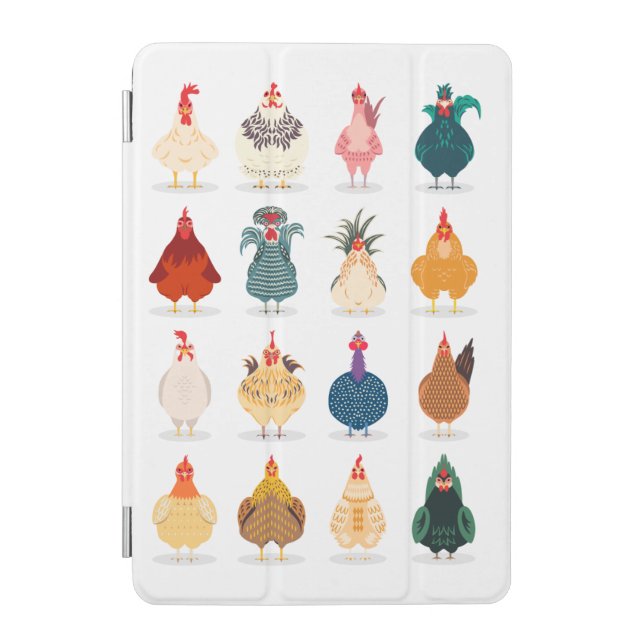 Cute Chicken iPad Mini Cover (Front)