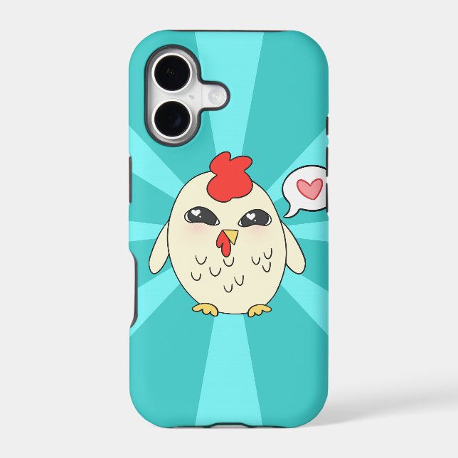 Cute Chicken Iphone Case (Back)