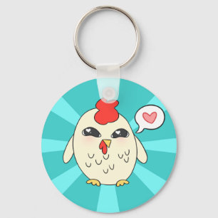 Cute Chicken Keychain