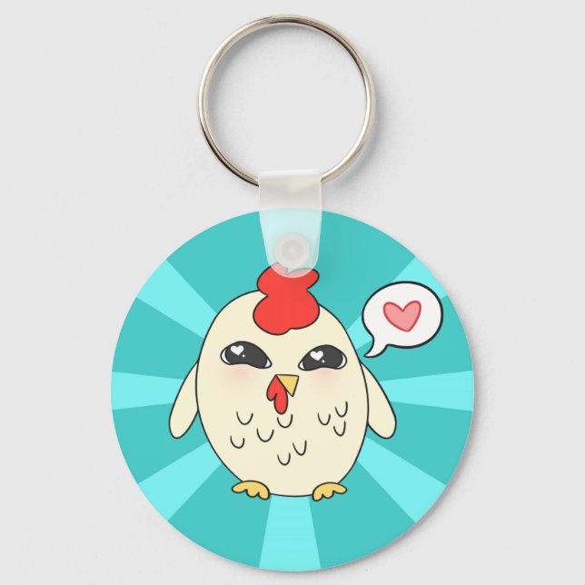 Cute Chicken Keychain (Front)