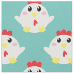 Cute Chicken Kids Farm Bird Cartoon Fabric