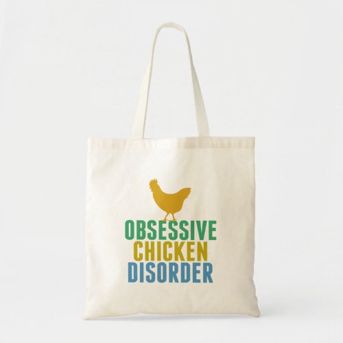 Cute Chicken Lover Farm Animal Humor Tote Bag