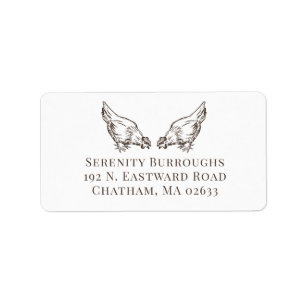 Cute Chicken Lover Farm Crazy Chicken Lady Farmer Label