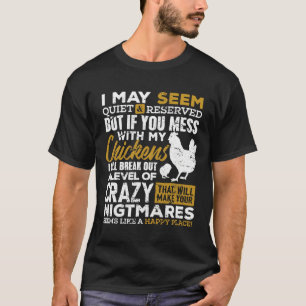 Cute Chicken Lover Farmer T-Shirt