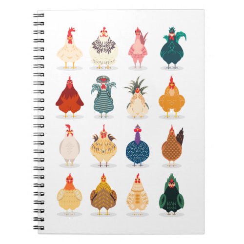 Cute Chicken Notebook